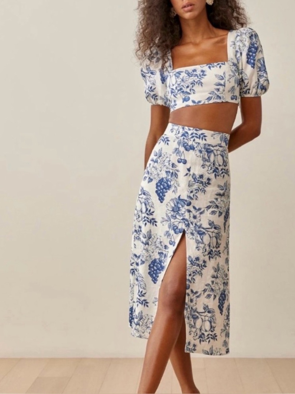 Reformation Jonas Two Piece Corsica - Size 8